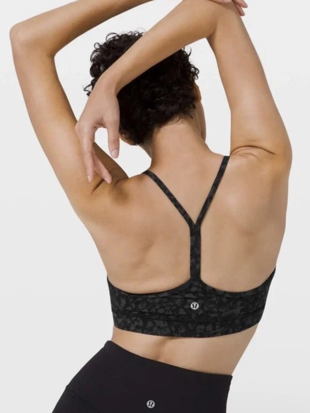 Lululemon Size 6 Animal Print Sports Bra Light Support | Y-Back | Pads Included - Picture 2 of 8